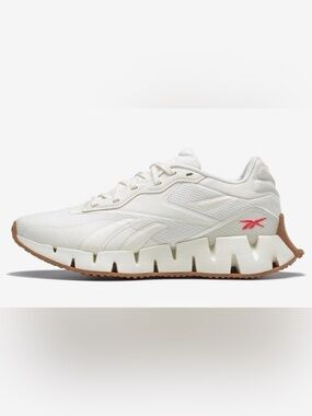 Reebok Zig Dynamica 4 Women’s Size 9.5 Chalk Gum Running Sneakers